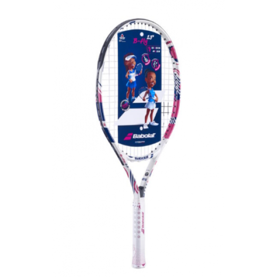 RAQUETE BABOLAT B-FLY 23 JR - BRANCO/ROSA